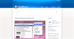 Desktop Screenshot of clipmenu.com